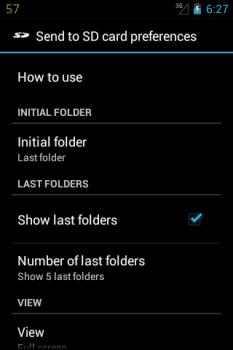 Download Send to SD card Alat untuk Android tangkapan layar 3