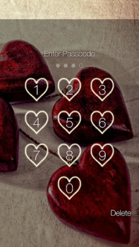 Heart Lock Screen