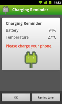 Download Charging Reminder Alat untuk Android tangkapan layar 3