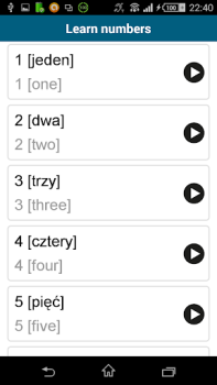 Download Learn Polish - 50 languages Pendidikan untuk Android tangkapan layar 5