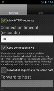 Download Proxy Server Alat untuk Android tangkapan layar 3
