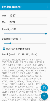 Download Random Number Alat untuk Android tangkapan layar 3