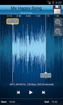 Download MP3 Cutter and Ringtone Maker Musik dan audio untuk Android tangkapan layar 3
