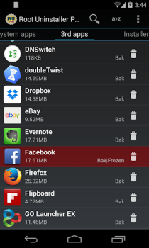 Download Root Uninstaller Alat untuk Android tangkapan layar 2