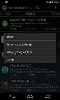 Download Root Uninstaller Alat untuk Android tangkapan layar 5