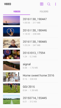 Download Samsung Video Library Pemutar & Editor Video untuk Android tangkapan layar 2