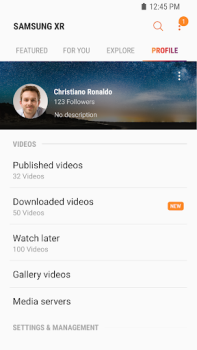 Download Samsung VR видео Pemutar & Editor Video untuk Android tangkapan layar 4
