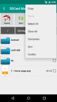 Download SD Card Manager (File Manager) Kerja untuk Android tangkapan layar 3