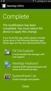 Download SDFix: KitKat Writable MicroSD Alat untuk Android tangkapan layar 4