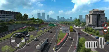 Download Truck Driving Simulator 2023 Simulator untuk Android tangkapan layar 5