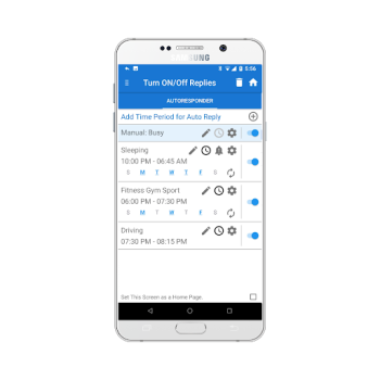 Download SMS Auto Reply /Autoresponder Komunikasi untuk Android tangkapan layar 2