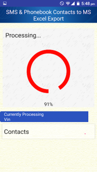 Download Save Phonebook & SMS to Excel Alat untuk Android tangkapan layar 2