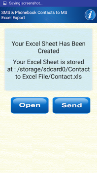 Download Save Phonebook & SMS to Excel Alat untuk Android tangkapan layar 3