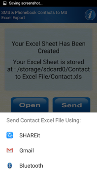 Download Save Phonebook & SMS to Excel Alat untuk Android tangkapan layar 4