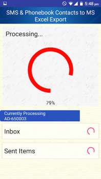 Download Save Phonebook & SMS to Excel Alat untuk Android tangkapan layar 5