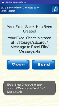 Download Save Phonebook & SMS to Excel Alat untuk Android tangkapan layar 6