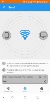 Download SuperBeam | WiFi Direct Share Komunikasi untuk Android tangkapan layar 5