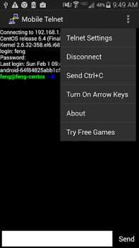 Download Mobile Telnet Komunikasi untuk Android tangkapan layar 5