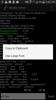 Download Mobile Telnet Komunikasi untuk Android tangkapan layar 7
