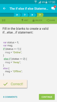 Download Learn JavaScript Pendidikan untuk Android tangkapan layar 3