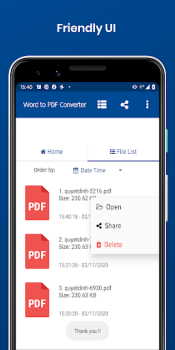 Download Word to PDF Converter Alat untuk Android tangkapan layar 4