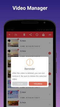 Download Видео проигрыватель Pemutar & Editor Video untuk Android tangkapan layar 7