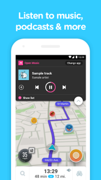 Download Waze Navigation & Live Traffic Peta dan navigasi untuk Android tangkapan layar 5