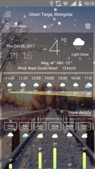Download Weather forecast Cuaca untuk Android tangkapan layar 5