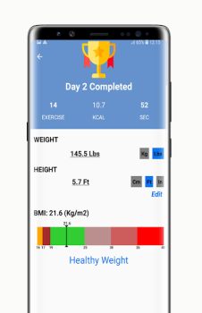 Download Home Workout - Fit in 28 Days Kesehatan & Kebugaran untuk Android tangkapan layar 5
