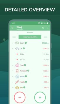 Download Monefy - Budget & Expenses app Keuangan untuk Android tangkapan layar 2