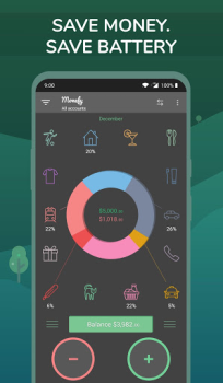 Download Monefy - Budget & Expenses app Keuangan untuk Android tangkapan layar 3