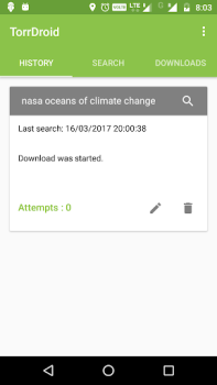 Download TorrDroid - Torrent Downloader Alat untuk Android tangkapan layar 4