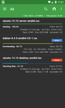 Download tTorrent Lite - Torrent Client Pemutar & Editor Video untuk Android tangkapan layar 2