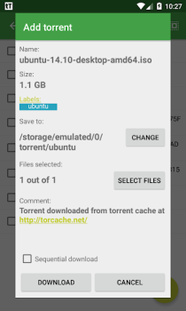 Download tTorrent Lite - Torrent Client Pemutar & Editor Video untuk Android tangkapan layar 4
