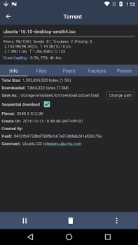 Download zetaTorrent Alat untuk Android tangkapan layar 4