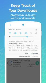 Download WeTorrent - Torrent Downloader Pemutar & Editor Video untuk Android tangkapan layar 5