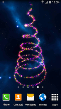 Download 3D Christmas Tree Wallpaper Personalisasi untuk Android tangkapan layar 3