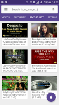 Download Karaoke Lite: Sing & Record Hiburan untuk Android tangkapan layar 5