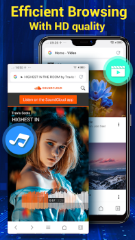 Download Browser for Android Komunikasi untuk Android tangkapan layar 4