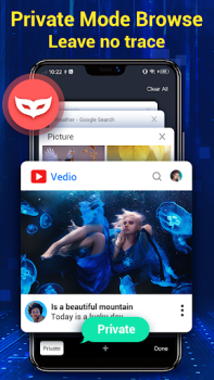 Download Browser for Android Komunikasi untuk Android tangkapan layar 6