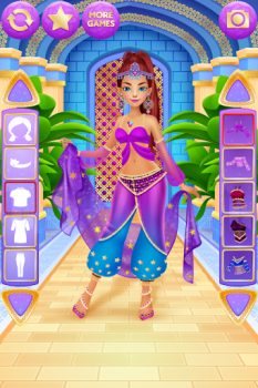 Download Arabian Princess Dress Up Game Permainan kasual untuk Android tangkapan layar 2