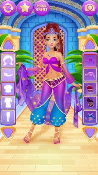 Download Arabian Princess Dress Up Game Permainan kasual untuk Android tangkapan layar 5