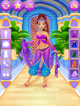 Download Arabian Princess Dress Up Game Permainan kasual untuk Android tangkapan layar 7
