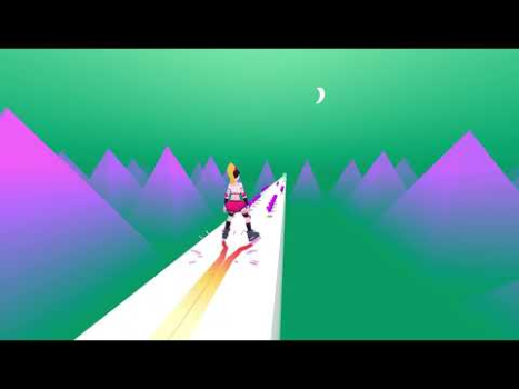 Download Sky Roller: Rainbow Skating Arkade untuk Android tangkapan layar 8