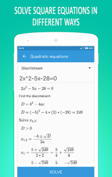 Download Math Equation Solver Pendidikan untuk Android tangkapan layar 2