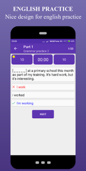 Download English Grammar Test - Grammar Pendidikan untuk Android tangkapan layar 4
