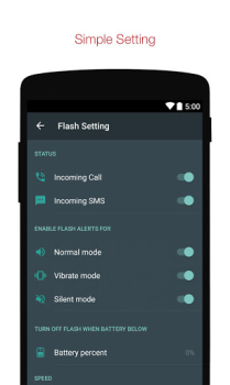 Download Вспышка на звонок и SMS Alat untuk Android tangkapan layar 2