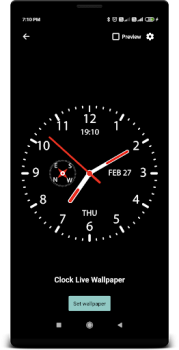 Download Clock Live Wallpaper Alat untuk Android tangkapan layar 6