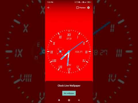 Download Clock Live Wallpaper Alat untuk Android tangkapan layar 8