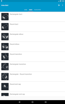 Download Area duct HVAC Alat untuk Android tangkapan layar 5